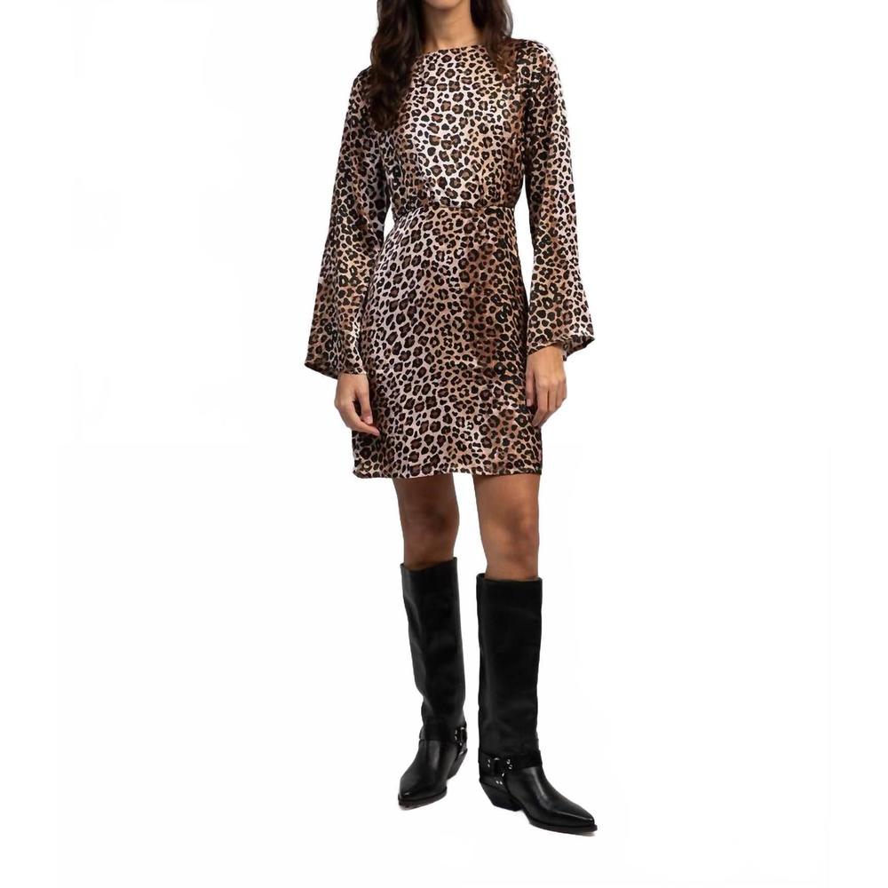 NEW AN'GE omelie dress in louvy chocolate